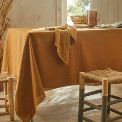 Becquet Nappe en lin< Nappe Unie