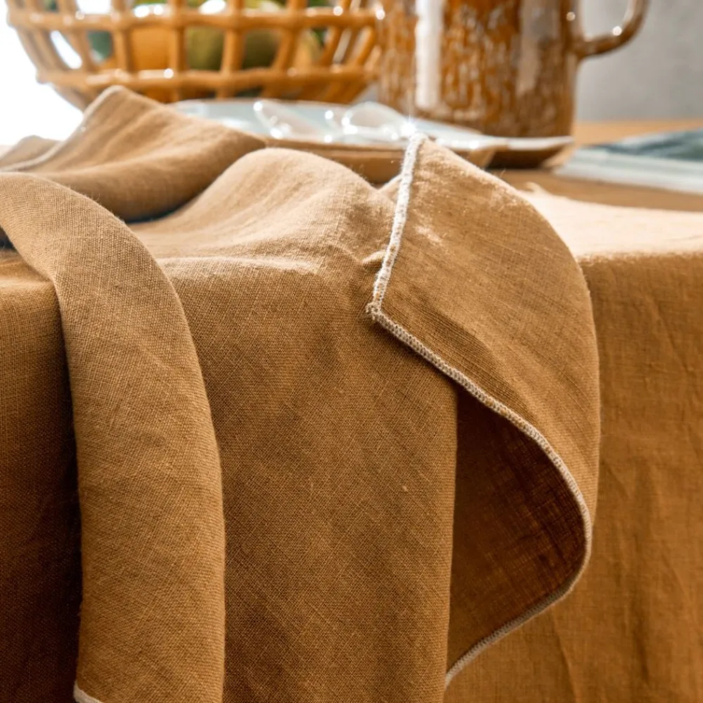 Becquet Nappe en lin< Nappe Unie