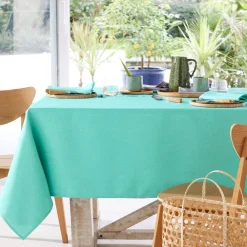 Becquet Nappe en polyester recyclé aspect chiné< Nappe Unie