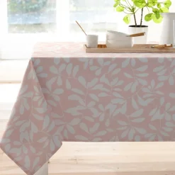 Becquet Nappe enduite motif feuilles< Nappe Fantaisie