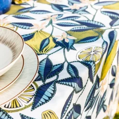 Becquet Nappe imprimé citrons - CRÉATION< Nappe Fantaisie