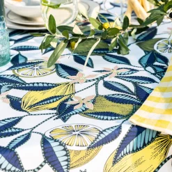 Becquet Nappe imprimé citrons - CRÉATION< Nappe Fantaisie