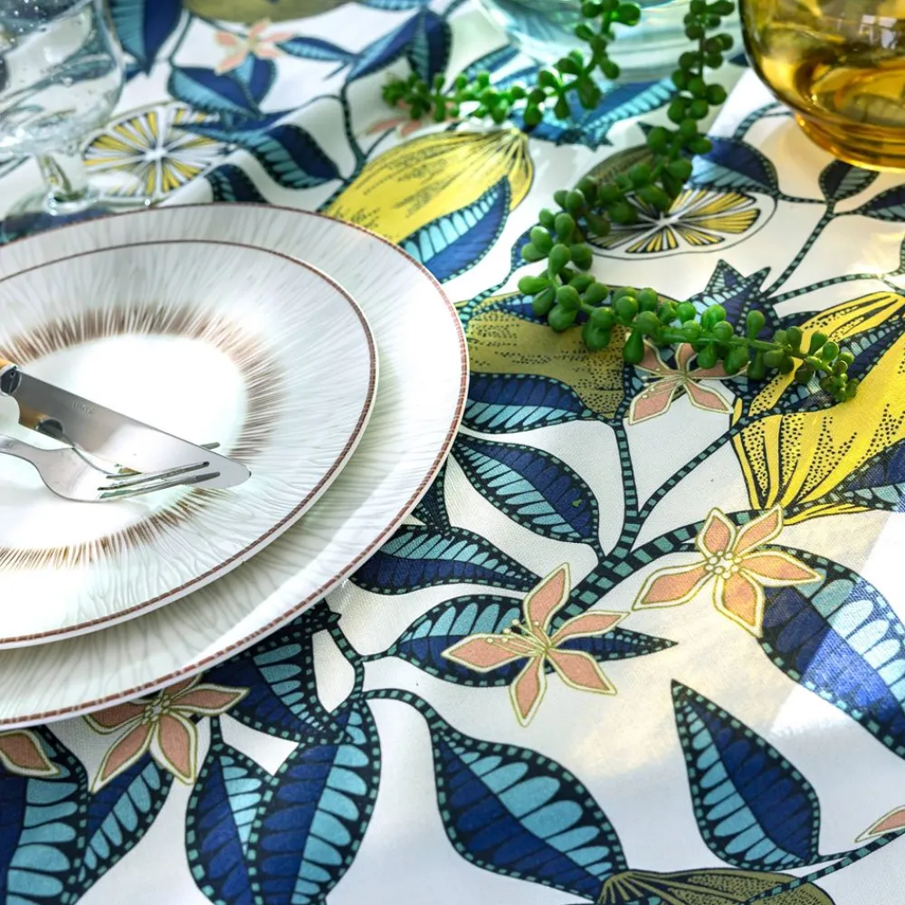 Becquet Nappe imprimé citrons - CRÉATION< Nappe Fantaisie