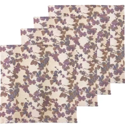 Becquet Nappe lin et coton motif fleurs - CRÉATION< Nappe Fantaisie|Les Matières