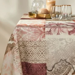 Becquet Nappe polycoton imprimé effet patchwork< Nappe Fantaisie|Les Matières