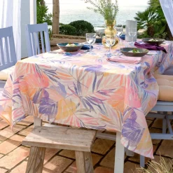 Becquet Nappe polycoton imprimé tropical - CRÉATION< Nappe Fantaisie