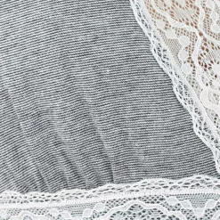 Becquet Nuisette empiècement dentelle en maille jersey<Femme Pyjama Femme|Les Matières