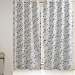 Becquet Paire de rideaux jacquard motifs japonisants< Rideau Et Déco Textile|Rideau