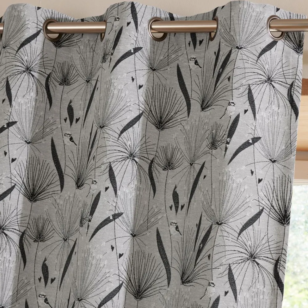 Becquet Paire de rideaux jacquard motifs japonisants< Rideau Et Déco Textile|Rideau