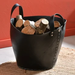 Becquet Panier à bûches en caoutchouc< Boîte, Panier|Décoration