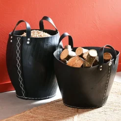 Becquet Panier à bûches en caoutchouc< Boîte, Panier|Décoration