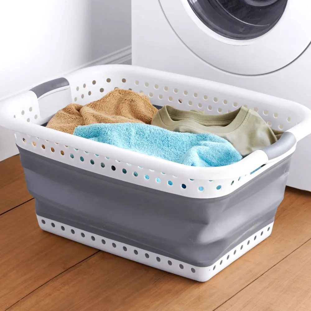Becquet Panier à linge pliable< Entretien Du Linge Et Repassage|Accessoires De Salle De Bain