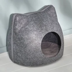 Becquet Panier en feutrine pour chat< Panier, Tapis, Gamelle Pour Chiens Et Chats