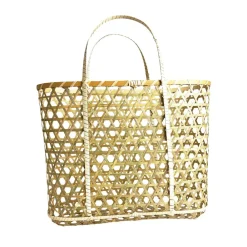 Becquet Panier tressé en bambou< Rangement, Gain De Place|Boîte, Panier