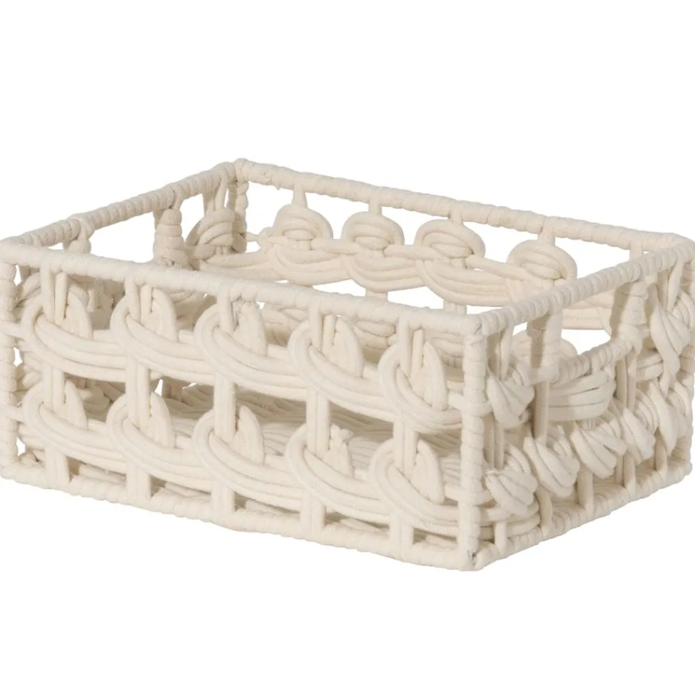 Becquet Paniers tressés en corde - Set de 2< Boîte, Panier|Décoration