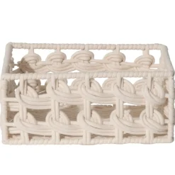 Becquet Paniers tressés en corde - Set de 2< Boîte, Panier|Décoration