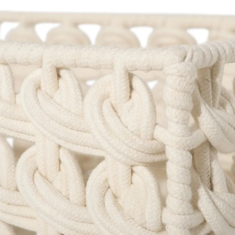 Becquet Paniers tressés en corde - Set de 2< Boîte, Panier|Décoration