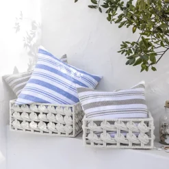 Becquet Paniers tressés en corde - Set de 2< Boîte, Panier|Décoration