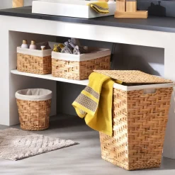 Becquet Paniers tressés en jacinthe d'eau< Rangement, Gain De Place|Boîte, Panier