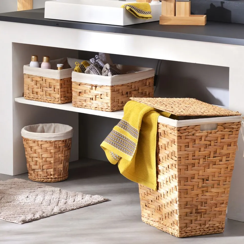 Becquet Paniers tressés en jacinthe d'eau< Rangement, Gain De Place|Boîte, Panier