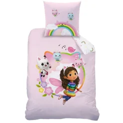 Becquet Parure de lit enfant 2 pièces Gabby et la maison magique< Linge De Lit Enfant|Linge De Lit Enfant, Housse De Couette