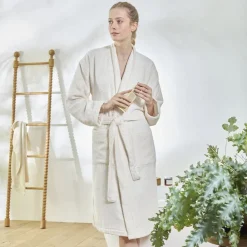 Becquet Peignoir de bain coton modal personnalisable LAURÉAT - 400 g/m²< Serviette De Bain Personnalisée, Peignoir Personnalisé|Peignoir De Bain Adulte