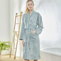 Becquet Peignoir de bain coton modal personnalisable LAURÉAT - 400 g/m²< Serviette De Bain Personnalisée, Peignoir Personnalisé|Peignoir De Bain Adulte