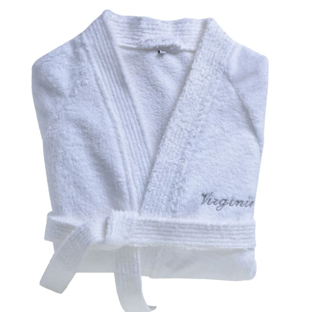 Becquet Peignoir de bain uni adulte PERSONNALISABLE Lauréat Essentiel - 400 g/m²< Beauté, Bien-Être|Beauté, Bien-Être