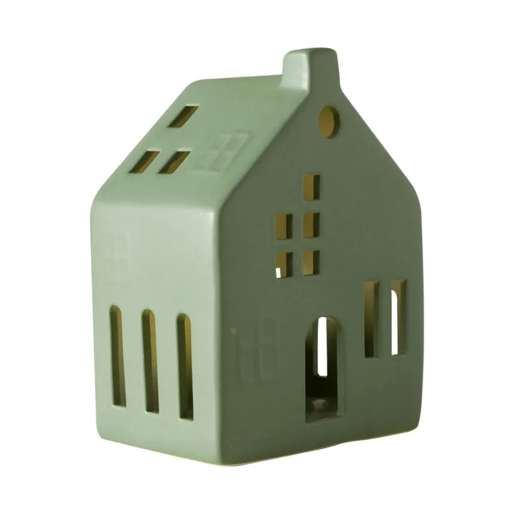 Becquet Petite maison déco en céramique LED< Objet De Décoration|Décoration