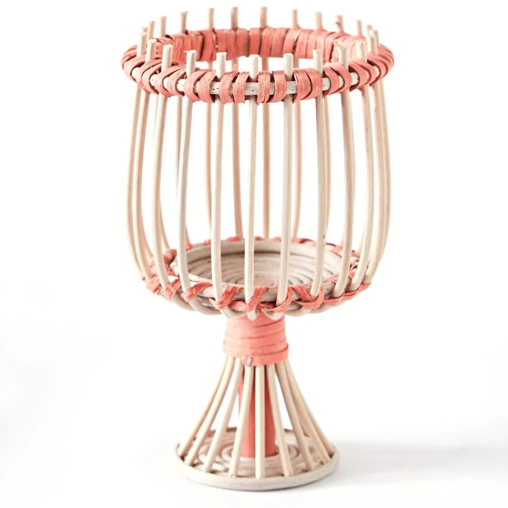 Becquet Photophore en rotin< Luminaire|Décoration