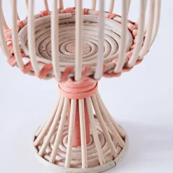 Becquet Photophore en rotin< Luminaire|Décoration