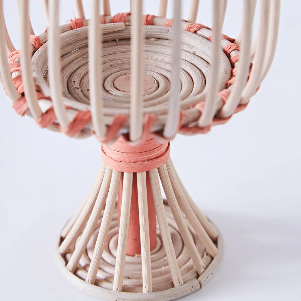 Becquet Photophore en rotin< Luminaire|Décoration
