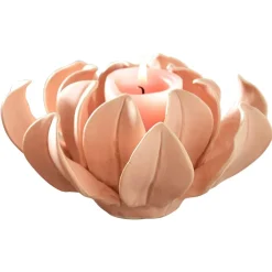 Becquet Photophore fleur en céramique< Luminaire|Décoration