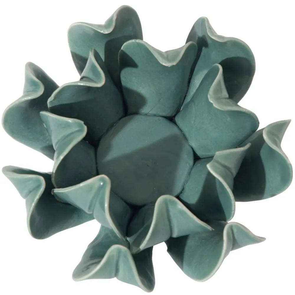 Becquet Photophore fleur en céramique< Luminaire|Décoration