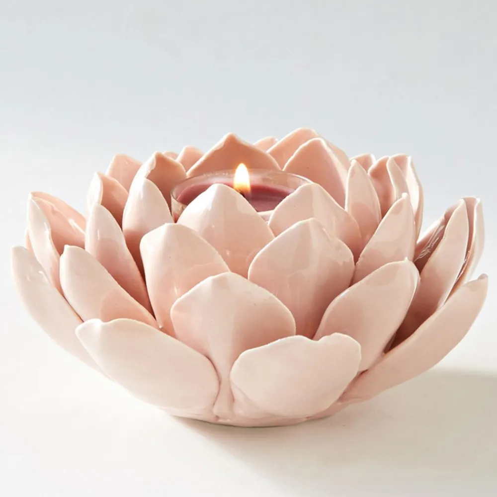 Becquet Photophore nénuphar< Luminaire|Décoration