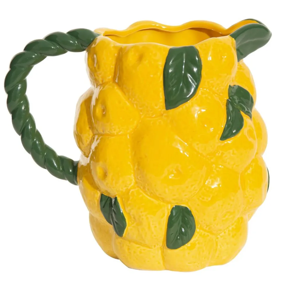 Becquet Pichet en céramique citrons< Décoration|Art De La Table