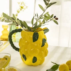 Becquet Pichet en céramique citrons< Décoration|Art De La Table