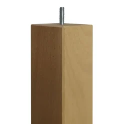 Becquet Pieds de sommier à visser en bois - Lot de 4< Sommier