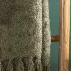 Becquet Plaid à franges - 240 g/m²< Rideau Et Déco Textile|Plaid