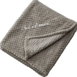 Becquet Plaid effet relief personnalisable< Rideau Et Déco Textile|Plaid
