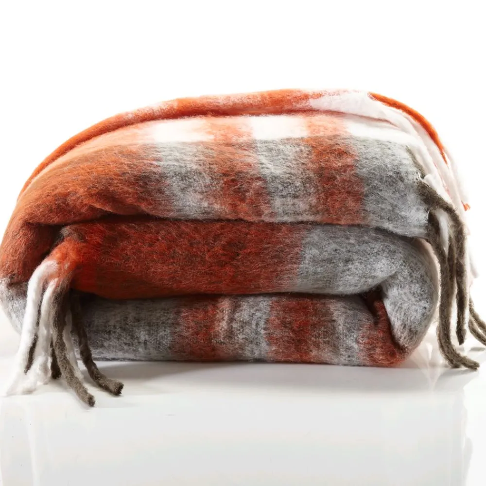 Becquet Plaid et couverture à carreaux ultradoux et duveteux - Tempéré - 360 g/m²< Couverture|Couverture