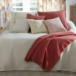 Becquet Plaid et jetés tissés bicolores< Jeté De Canapé, Jeté De Fauteuil|Les Matières