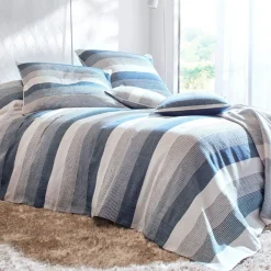 Becquet Plaid et jetés tissés rayures transat< Jeté De Canapé, Jeté De Fauteuil|Les Matières