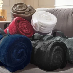 Becquet Plaid ultradoux transportable - 280 g/m²< Décoration Textile Unie|Rideau Et Déco Textile