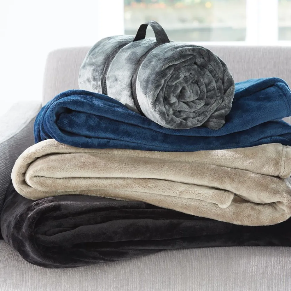 Becquet Plaid ultradoux transportable - 280 g/m²< Décoration Textile Unie|Rideau Et Déco Textile