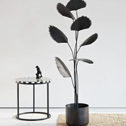 Becquet Plante déco en métal noir< Objet De Décoration|Décoration