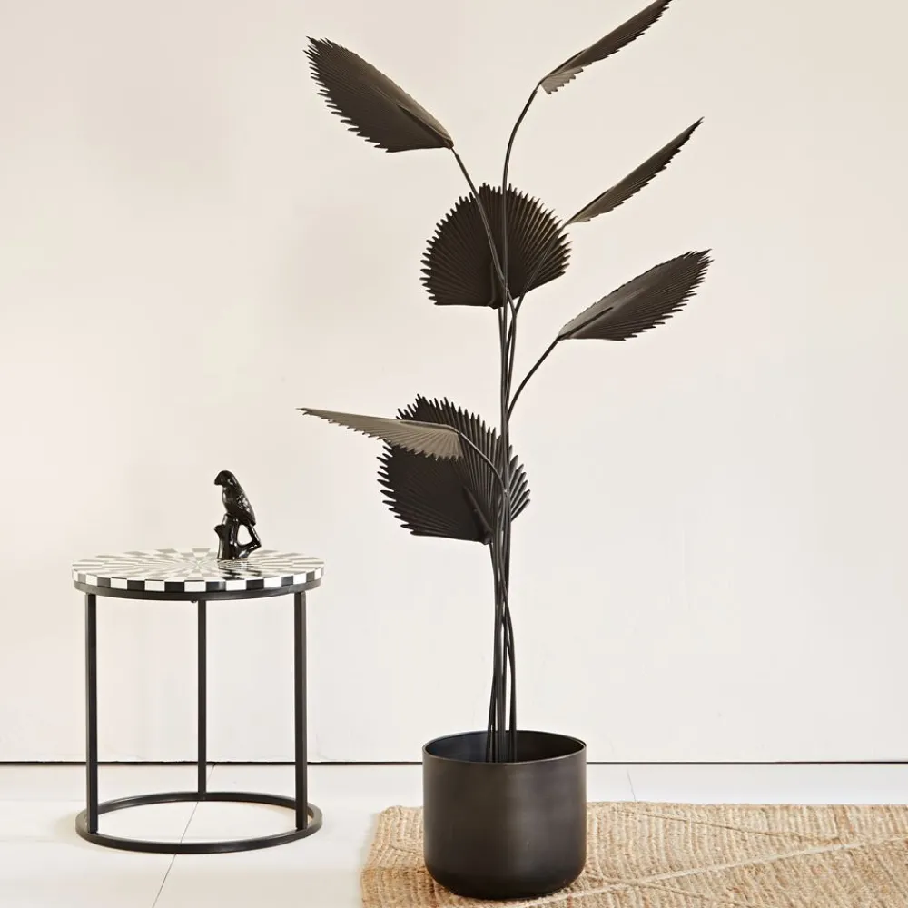 Becquet Plante déco en métal noir< Objet De Décoration|Décoration