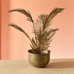 Becquet Plante d'intérieur décorative à poser - en métal< Objet De Décoration|Décoration