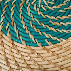 Becquet Plateau rond en rotin tressé< Décoration|Art De La Table