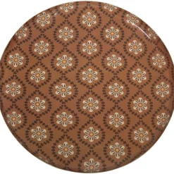 Becquet Plateau rond métal motifs fantaisie - CRÉATION< Décoration|Art De La Table